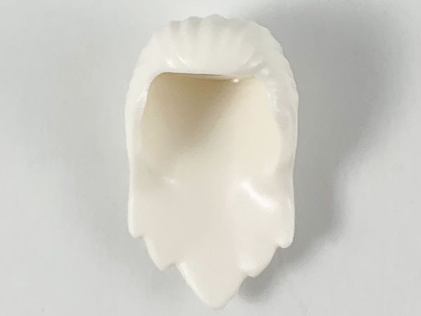 Minifigure, Hair Long Straight Combed Back