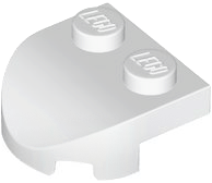 Brick, Round 2 x 2 x 2/3 Half Circle Extended with 2 Studs and Curved Top