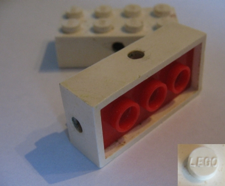 Brick, Modified 2 x 4 with Wheels Holder, Opaque Bottom