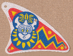 Cloth Sail Triangular Curved with Islander Pattern