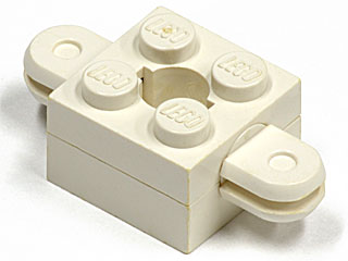 Arm Holder Brick 2 x 2 with Round Top Hole with Arms (792 / 793 / 795) (Homemaker Figure / Maxifigure Torso Assembly)