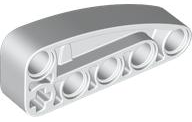 Technic, Liftarm, Modified L-Shape Quarter Ellipse Thick 2 x 5