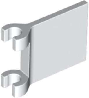 Flag 2 x 2 Square with Flared Edge