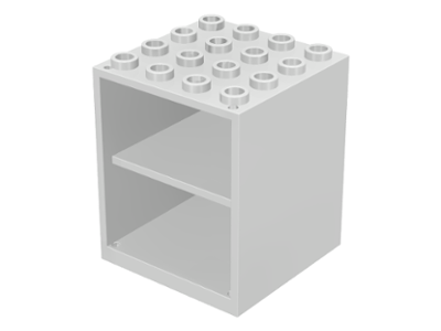 Container Schrank mit Türe 838 Rot/Rot Lego-- 837 