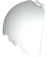 Windscreen Quarter Dome, Bar Handles at Top and Bottom