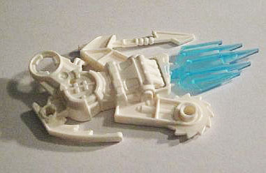 Hero Factory Weapon, Ice Arm with Molded Trans-Light Blue Icicle Blade Pattern