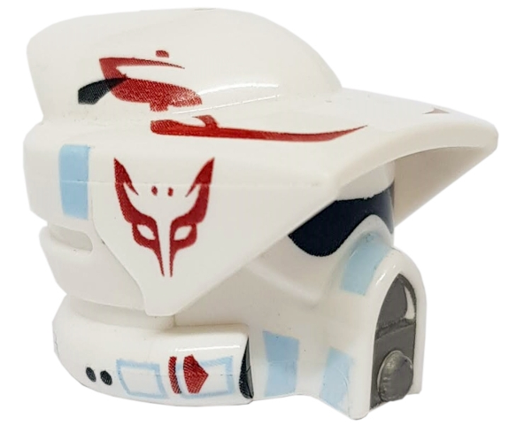 Minifigure, Headgear Helmet SW ARF Trooper with Rancor Battalion Pattern
