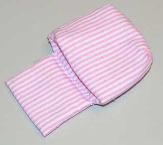 Duplo, Cloth Sleeping Bag with Pink Stripes Pattern