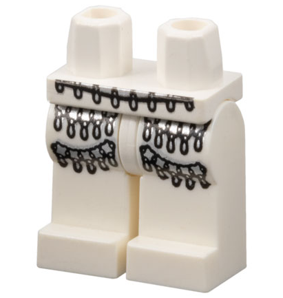 Hips and Legs with Silver Tassels Pattern