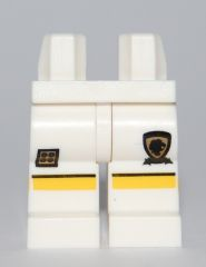 Hips and Legs with Lion Crest Pattern