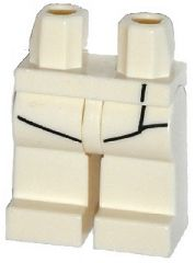 Hips and Legs with Black Fencing Plastron Outline Pattern