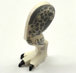 Dinosaur Leg Large (Rear) Tyrannosaurus rex Left with Black Pin with Black Claws and Dark Bluish Gray Scales Pattern