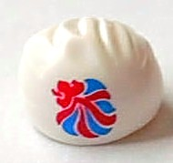 Minifigure, Headgear Cap, Swimming with Team GB Logo Pattern