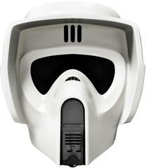 Large Figure Head Modified SW Scout Trooper Helmet Pattern