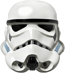 Large Figure Head Modified SW Stormtrooper Helmet Pattern
