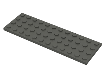 NEUF NEW gris foncé 1 x LEGO 3029 Plaque dark bluish grey gray Plate 4x12 