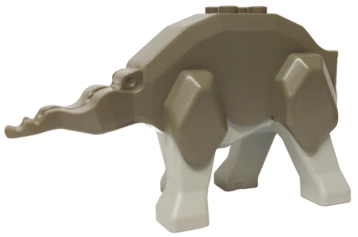 Dinosaur Body Triceratops with Light Gray Legs (30461 / 30462)