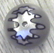 Technic Ball Joint with Black and Silver TT-8L/Y7 Gatekeeper Droid Pattern