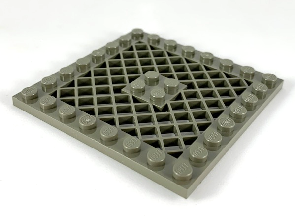 Plate, Modified 8 x 8 Lattice without Hole in Center