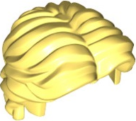 Minifigure, Hair Short Wavy with Center Part