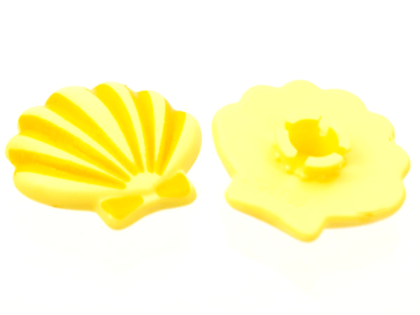 Clikits, Icon Shell 2 x 2 with Pin with Medium Orange Highlights Pattern