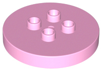 Duplo, Brick Round 4 x 4 Flat Top Thin with 2 x 2 Studs (Table)