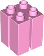 Duplo, Brick 2 x 2 x 2 with Channels