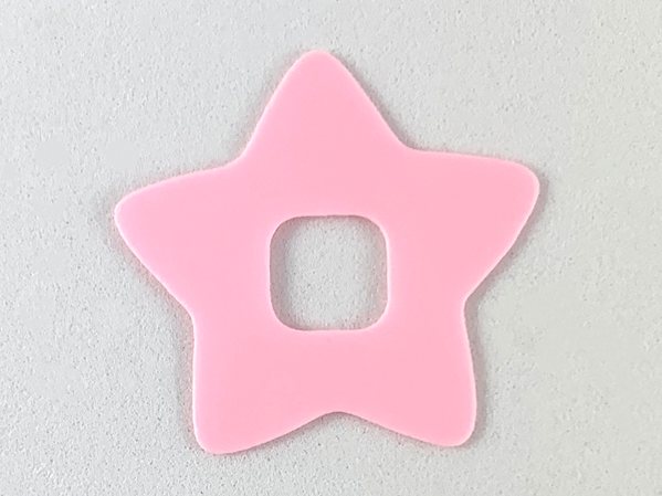Clikits, Icon Accent Rubber Star 3 x 3