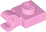 Plate, Modified 1 x 1 with Open O Clip (Horizontal Grip)