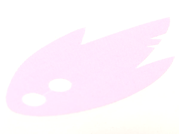 Cloth Play Cube Accent Feathers with 2 Holes - Traditional Starch Fabric