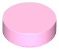 Lego-Tile Round 1 x 1 Y104 98138 Pearl Gold x 4