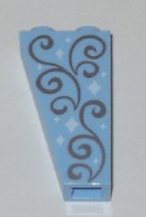 Slope, Inverted 75 2 x 1 x 3 with Stars and Swirls Pattern on Both Sides