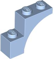 Arch 1 x 3 x 2 with Flat End