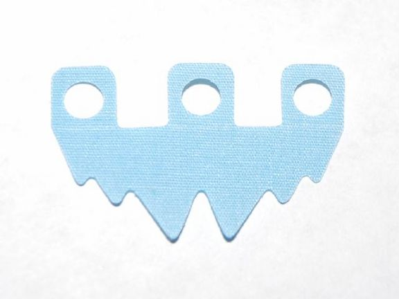 Minifigure Skirt Cloth Asymmetric with 6 Points (Ice Skater)