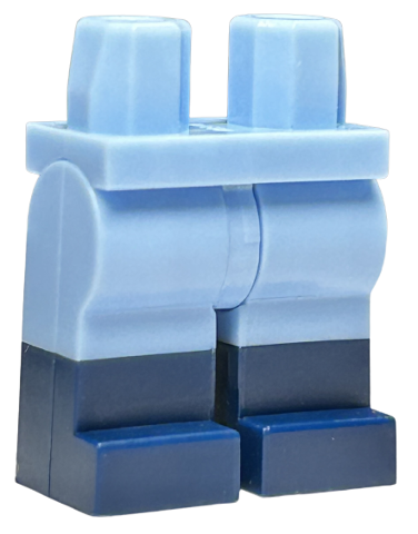 blue Lego Minifigure legs 
