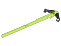 Projectile Arrow, Bar 8L with Molded Flexible Rubber Black Grappling Hooks Pattern (Spring Shooter Harpoon)