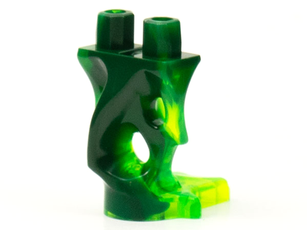 Lower Body, Ghost with Marbled Dark Green Pattern