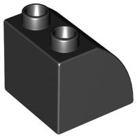 Duplo, Brick 2 x 2 x 1 1/2 Slope Curved
