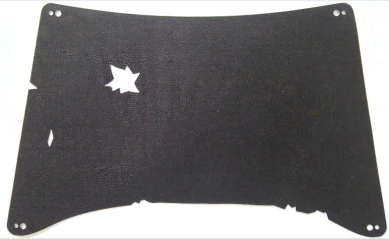 Cloth Sail 27 1/2 x 16 1/2 with 2 Tattered Holes