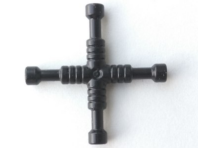 Minifigure, Utensil Tool 4-Way Lug Wrench