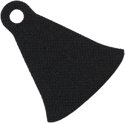 Minifigure Cape Cloth with Single Top Hole and Flared End - Spongy Stretchable Fabric