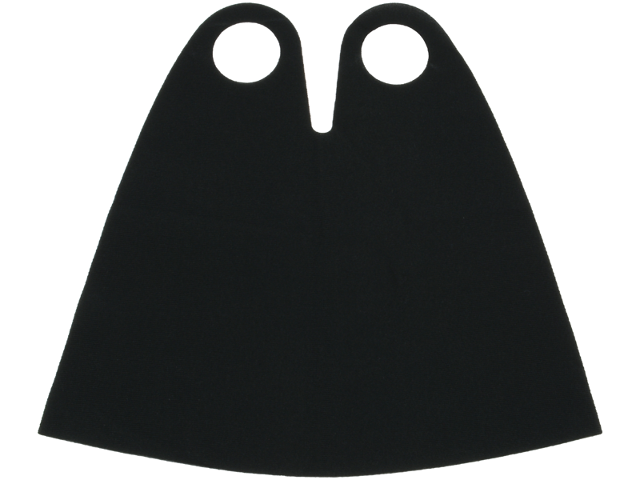 Cloth Cape with 2 Large Holes (Up-Scaled Minifigure), Large Buildable Figures - Soft Fabric with Fuzzy Side