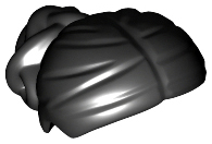 Minifigure, Hair Female with Elaborate Knot Bun