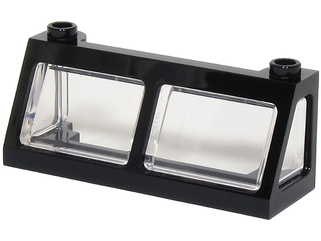 Windscreen 2 x 6 x 2 Train with Trans-Clear Glass (13756 / 13760)