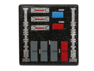 Road Sign 2 x 2 Square with Open O Clip with Lights Pattern