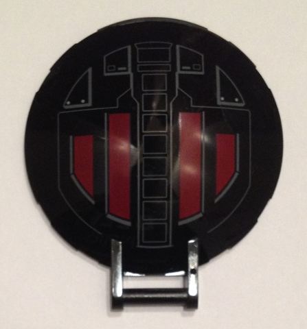 Dish 6 x 6 Inverted with Bar Handle with SW First Order TIE Fighter Hatch Pattern