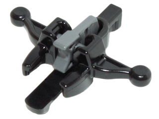 Minifigure, Weapon Crossbow with Mini Blaster / Shooter with Dark Bluish Gray Trigger (20105 / 15392)