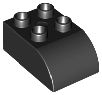 Duplo, Brick 2 x 3 Slope Curved