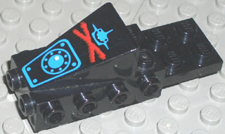 Cockpit Space Nose with Aquazone Aquashark Blue Shark with Red 'X' Pattern