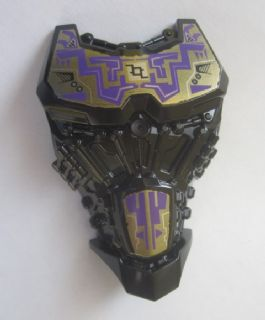 Large Figure Torso with Bionicle Dark Purple and Gold Pattern
